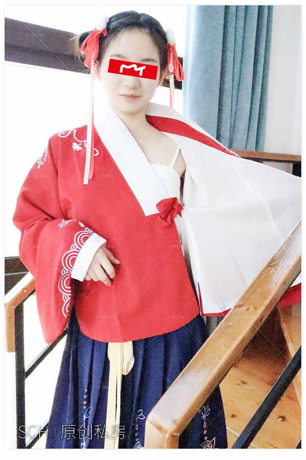 推特小姐姐schyclc定制会员汉服露出套图